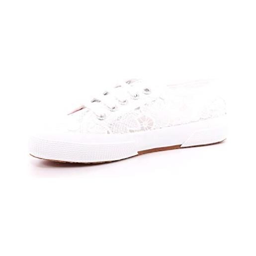 SUPERGA 2750 macramew, sneaker, donna, bianco (white 900), 39 1/2 eu