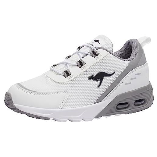 KangaROOS kx-arg, scarpe da ginnastica, white ultimate grey, 29 eu