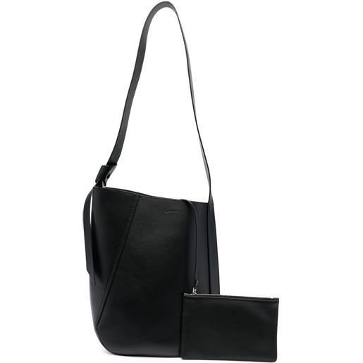 Lanvin borsa a spalla in pelle - nero