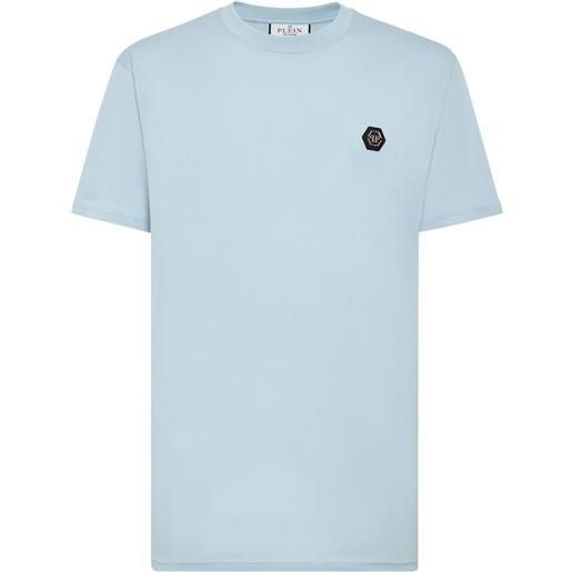 Philipp Plein t-shirt con stampa - blu