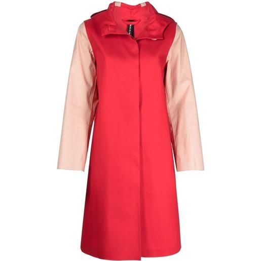 Mackintosh cappotto con cappuccio watten - rosso