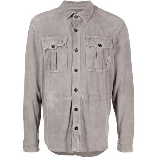 Polo Ralph Lauren giacca-camicia - grigio