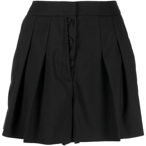 Ports 1961 shorts con pieghe - nero