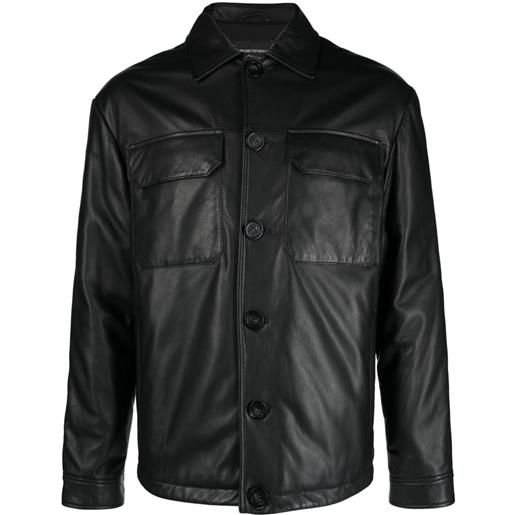 Emporio Armani giacca con bottoni - nero