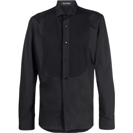 Philipp Plein camicia black tie sartorial - nero