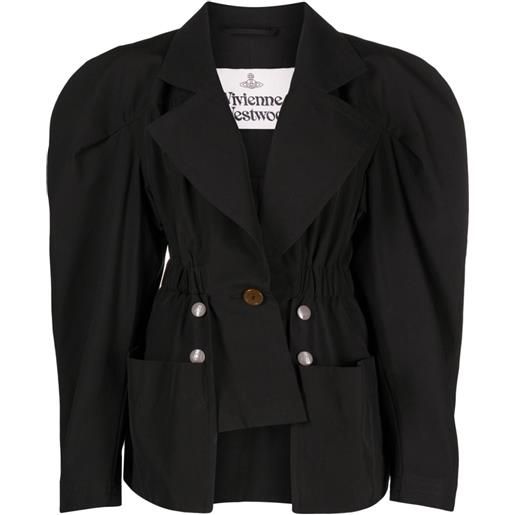 Vivienne Westwood giacca jacques con maniche a palloncino - nero