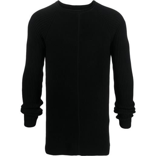 Rick Owens maglione luxor runway - nero