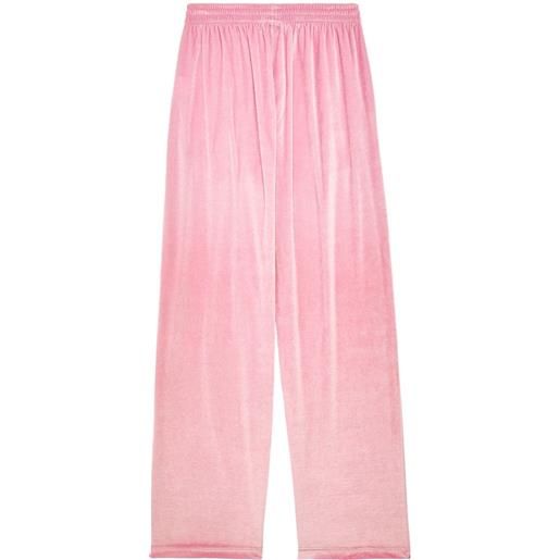 Balenciaga pantaloni a gamba ampia - rosa