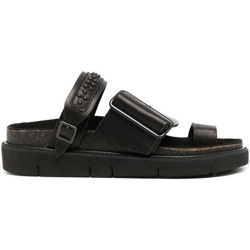 Y's sandali con decorazione borchie - nero
