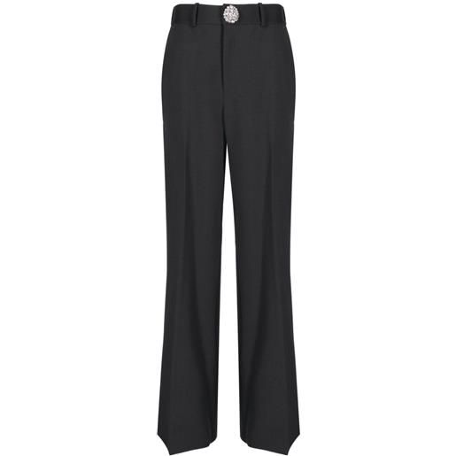 AREA pantaloni sartoriali con cut-out - grigio