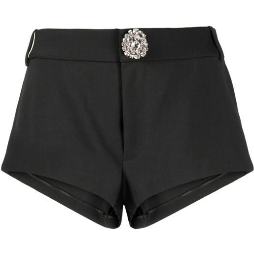 AREA shorts con decorazione - nero