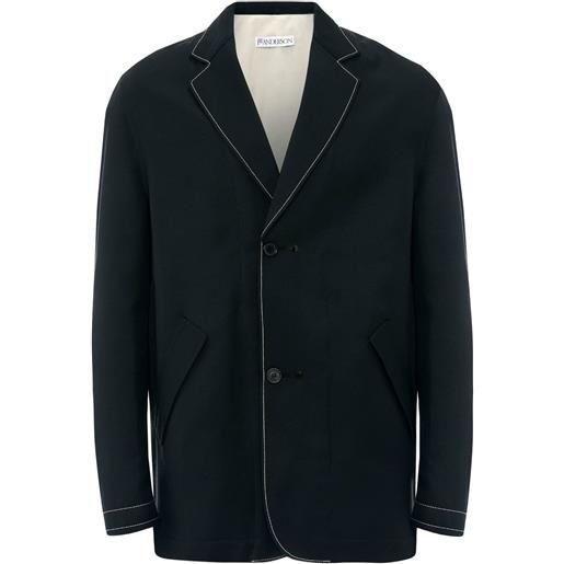 JW Anderson blazer monopetto reversibile - nero