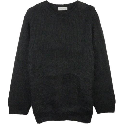 Yohji Yamamoto maglione girocollo - nero