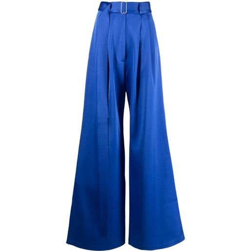 Alex Perry pantaloni a palazzo con cintura - blu