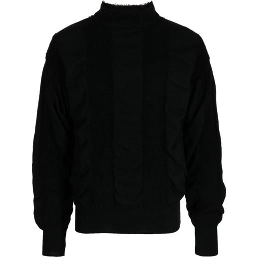 CFCL maglione con collo rialzato - nero