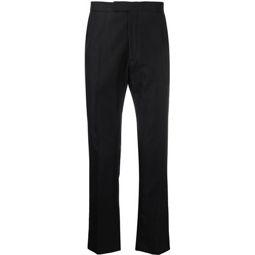 Raf Simons pantaloni sartoriali con zip - nero