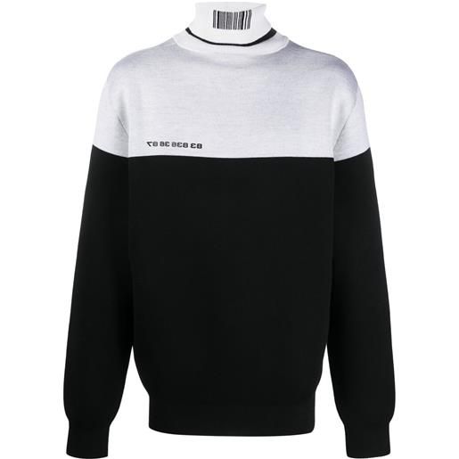 VTMNTS maglione con design color-block - nero