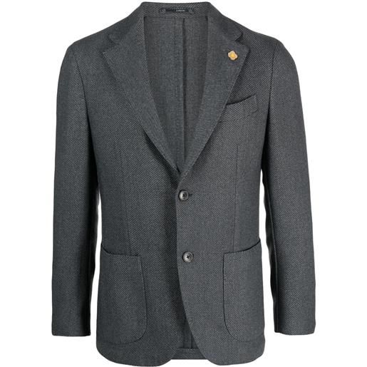Lardini giacca in tweed - grigio