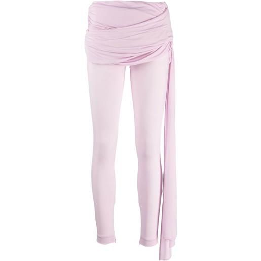 Magda Butrym leggings con dettaglio - rosa