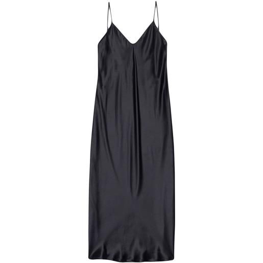 Balenciaga vestito con effetto stropicciato - nero