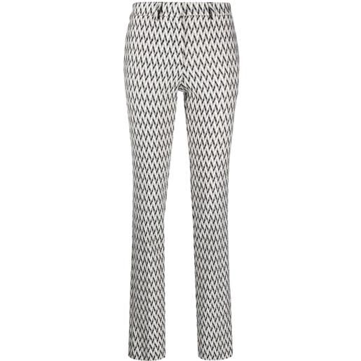 Missoni pantaloni sartoriali a zigzag - bianco