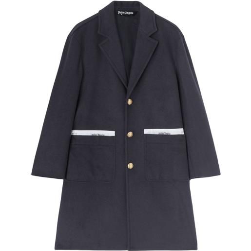 Palm Angels cappotto sartorial tape - blu