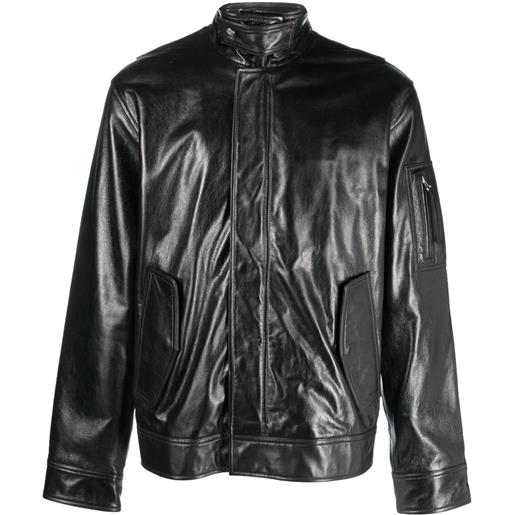 Helmut Lang giacca con zip - nero