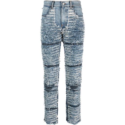 1017 ALYX 9SM jeans skinny con effetto vissuto - blu