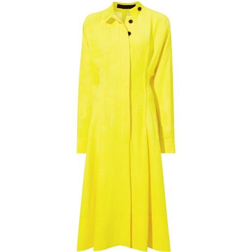 Proenza Schouler abito con decorazione - giallo