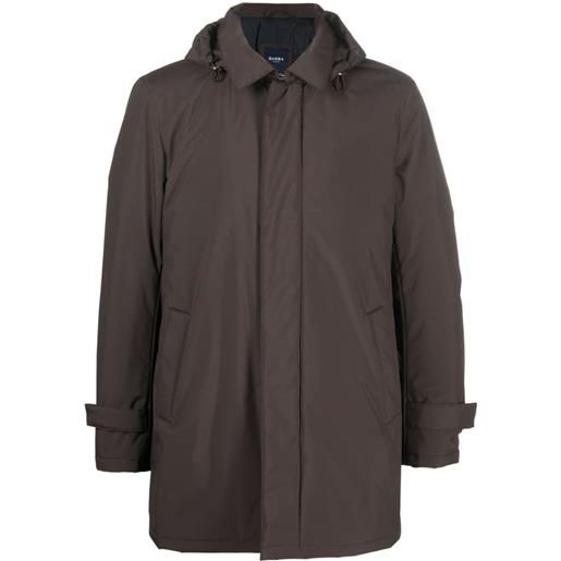 Barba parka con cappuccio - marrone