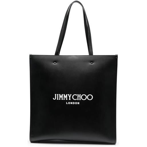 Jimmy Choo borsa tote con stampa n/s - nero