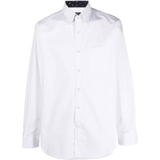 Paul & Shark camicia con ricamo - bianco