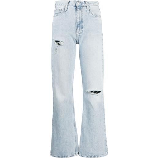 Calvin Klein Jeans jeans con effetto vissuto - blu