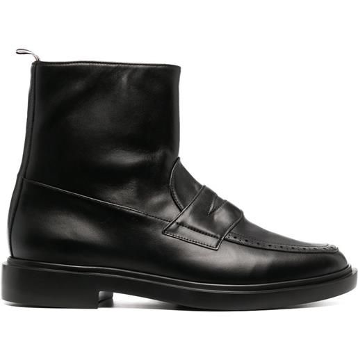 Thom Browne stivaletti con dettaglio - nero