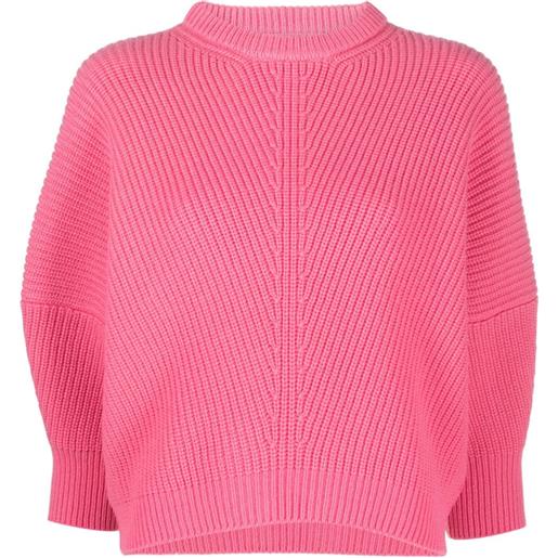 SA SU PHI maglione a coste - rosa