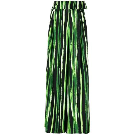 Proenza Schouler pantaloni a righe - verde