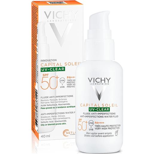 VICHY (L'OREAL ITALIA SPA) vichy capital soleil uv-clear crema solare viso anti-imperfezioni spf50+ 40 ml