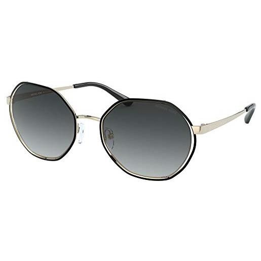 Michael Kors 0mk1072 occhiali, light gold/light grey shaded, 57 uomo
