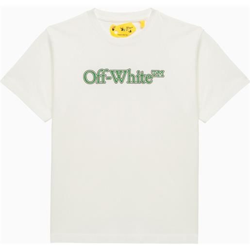 Off-White™ t-shirt bianca big bookish in cotone con logo