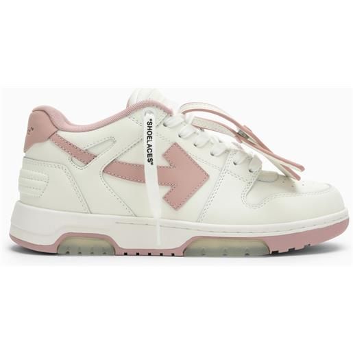 Off-White™ sneaker bassa out of office bianca/rosa