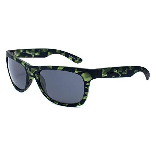 Italia Independent 0915-140-000 occhiali da sole, verde/nero, 57 unisex