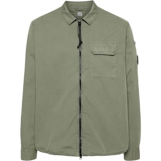 C.P. Company camicia con zip - verde