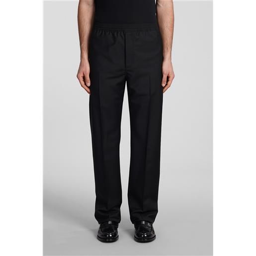Givenchy pantalone in mohair nero