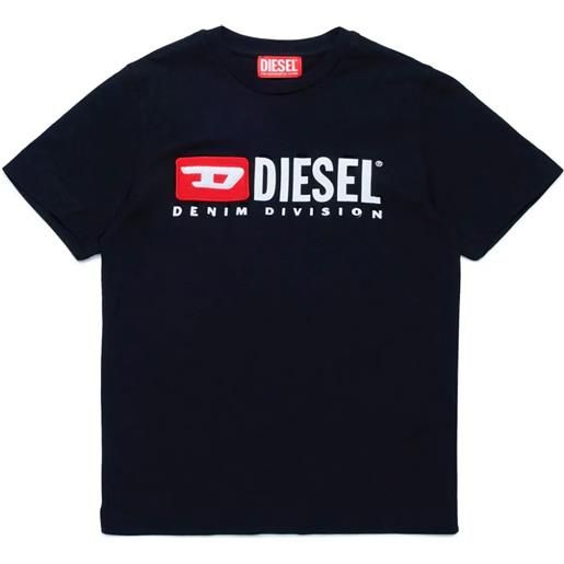 Diesel kids t-shirt in cotone nero