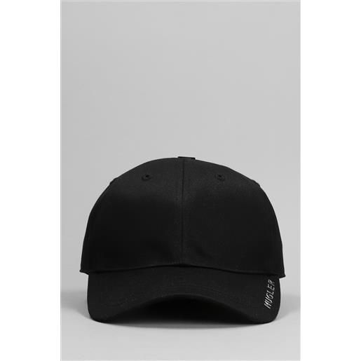 Mugler cappello in cotone nero