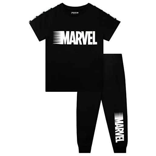 Marvel pigiama ragazzi nero 12-13 anni