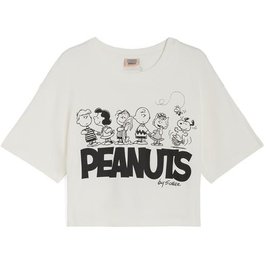 Freddy t-shirt donna corta in jersey con grafica peanuts