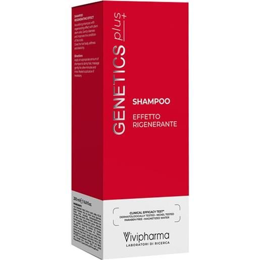 Vivipharma genetics plus shampoo effetto rigenerante, 200ml