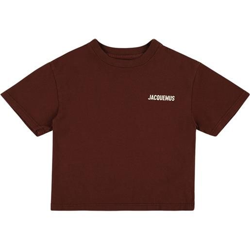 JACQUEMUS t-shirt in jersey di cotone con logo
