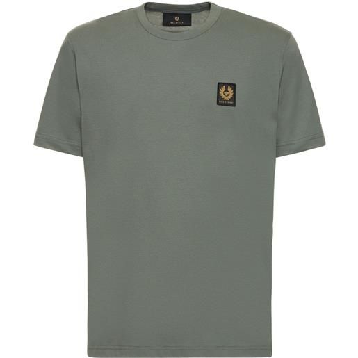 BELSTAFF t-shirt in jersey di cotone con logo